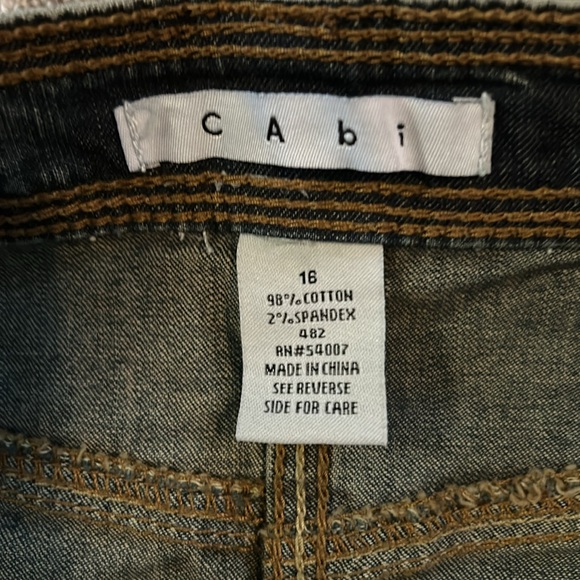 Womens Cabi Jean Skirt sz 16 - Picture 3 of 3